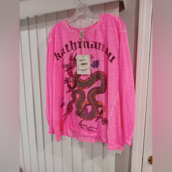 Magnolia Pearl Kathmandu Vigo tee in Azalea - Picture 6 of 8